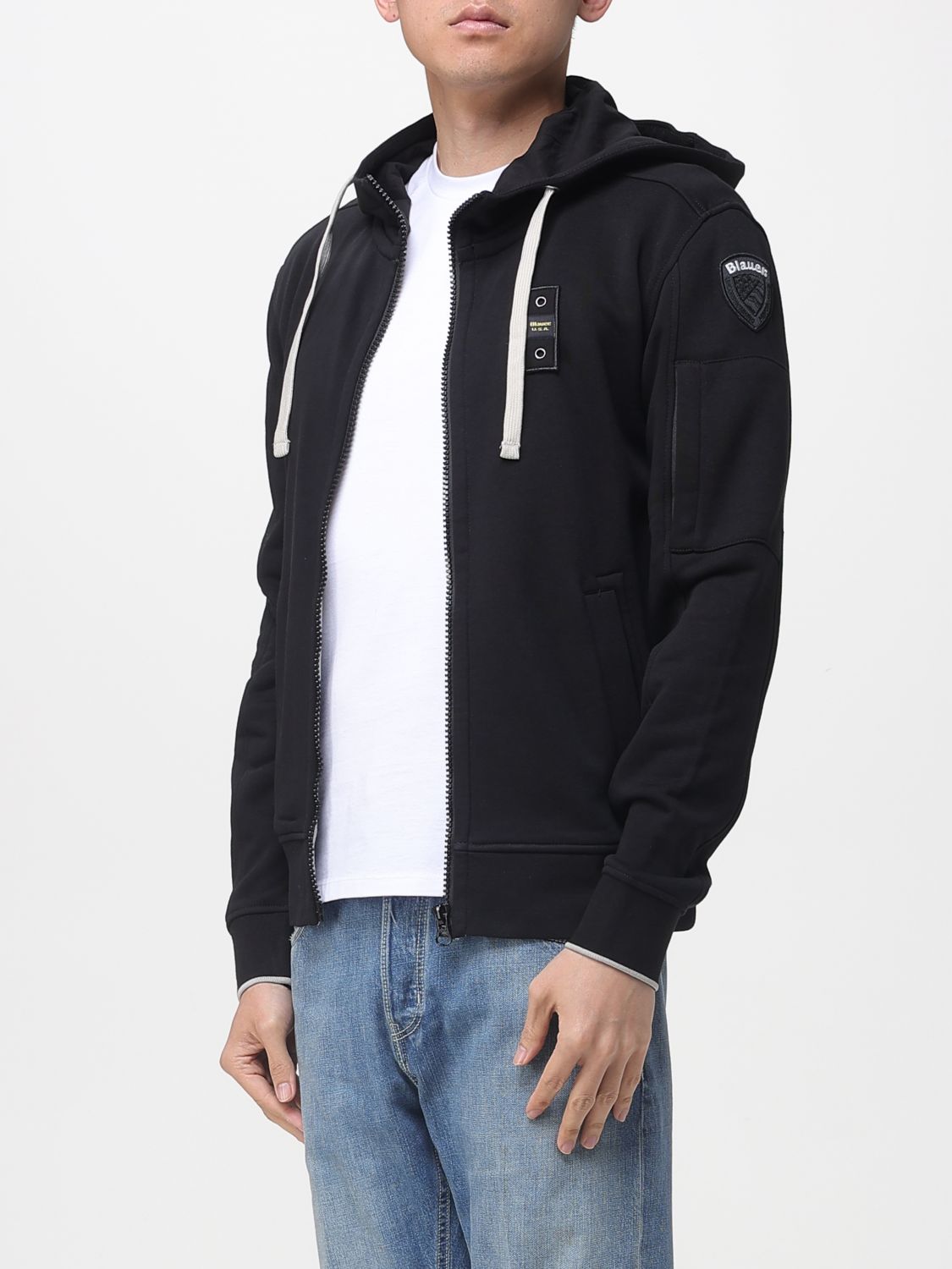 Sweatshirt Men color Black