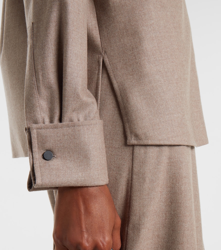 Tebaide cashmere-blend shirt