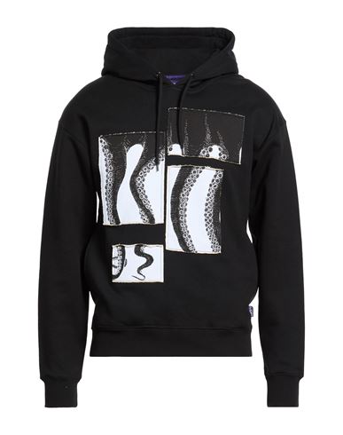 Man Sweatshirt Black Size XS Cotton