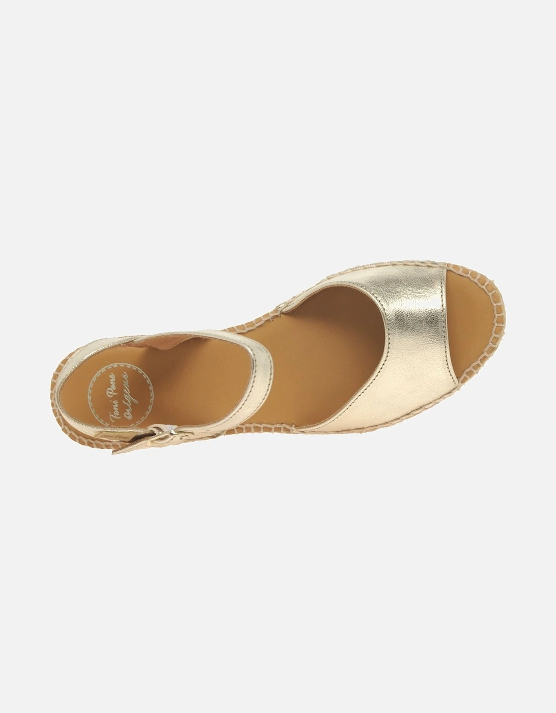 Toni Pons Women's Sia-P Womens Wedge Heel Espadrille Sandals - Gold