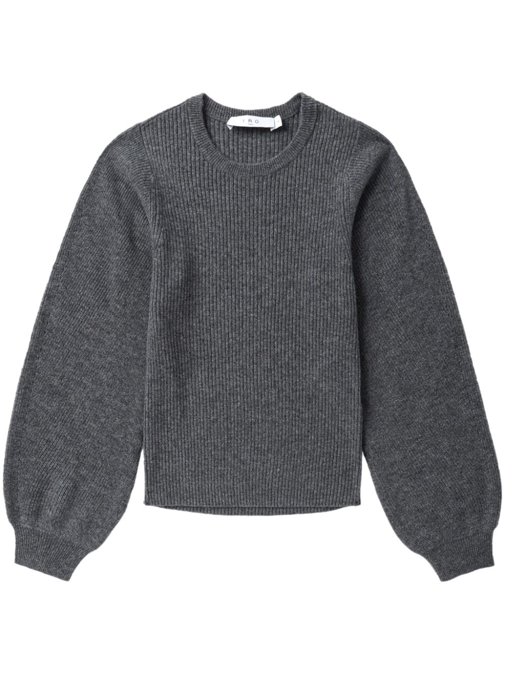 Ribbed cashmere jumper - Grey