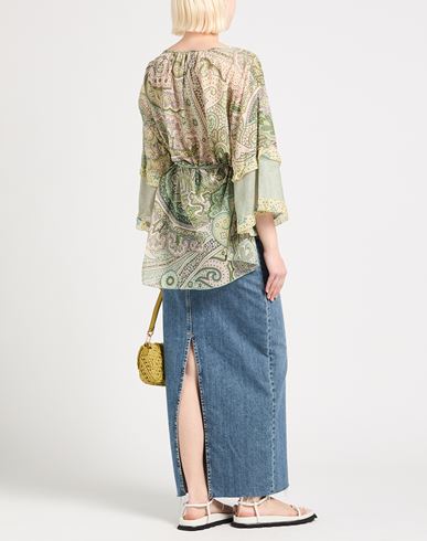 Woman Top Sage green Size S Cotton