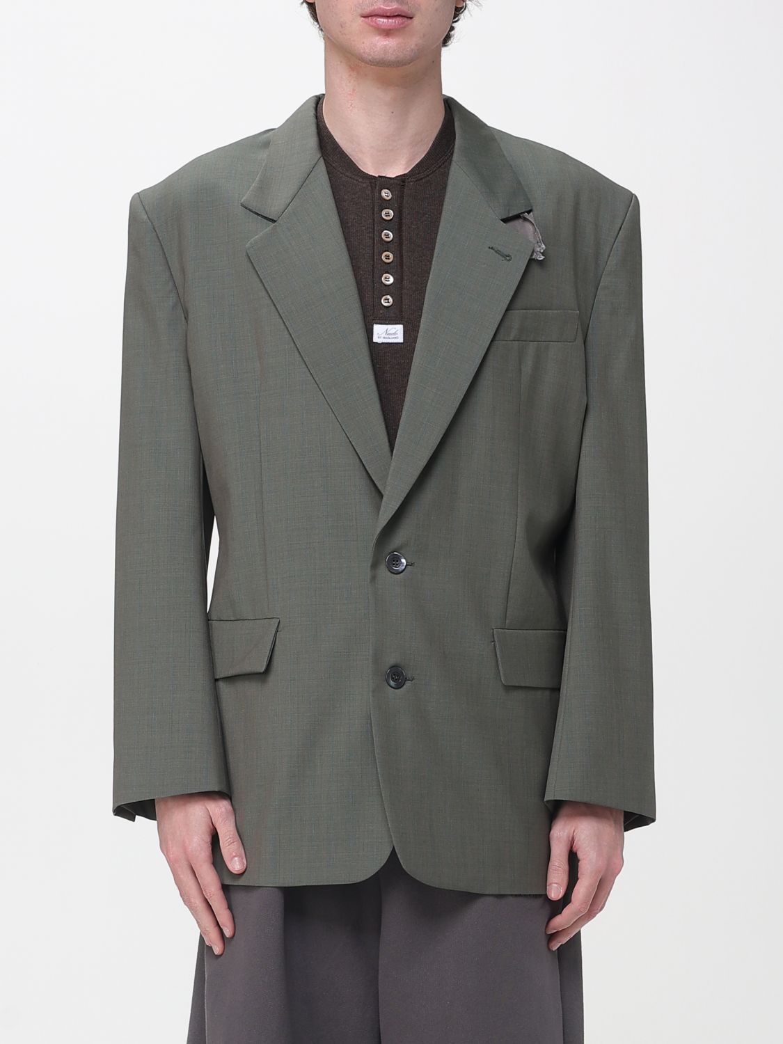 Jacket Men color Green