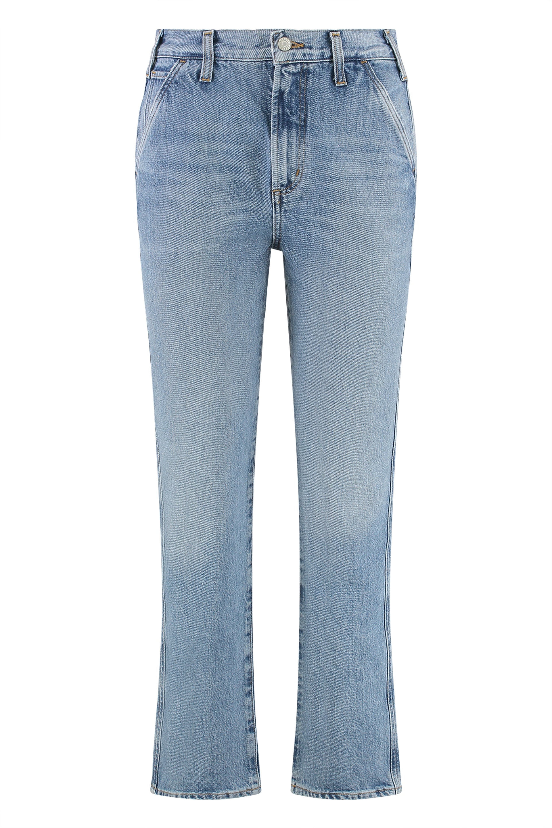 Cooper High-Rise Straight-Leg Jeans