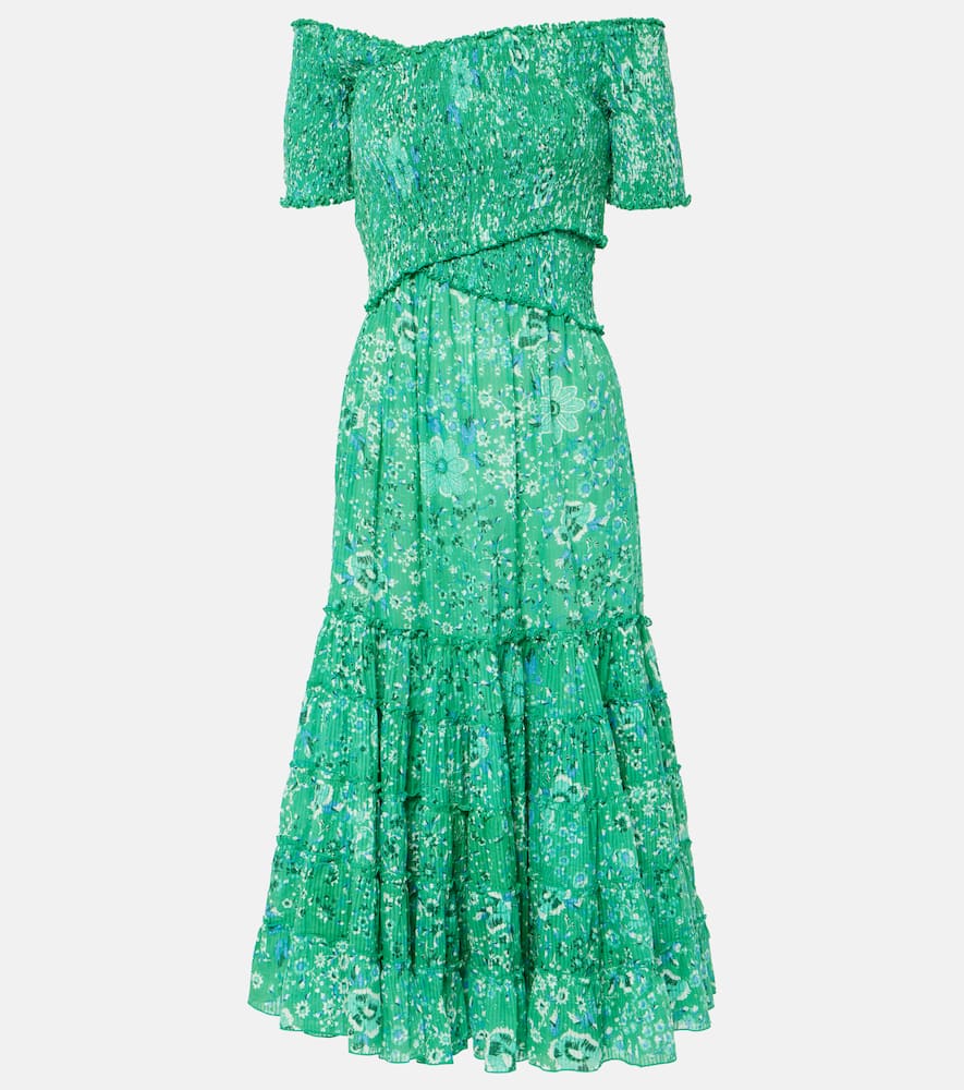 Soledad floral midi dress