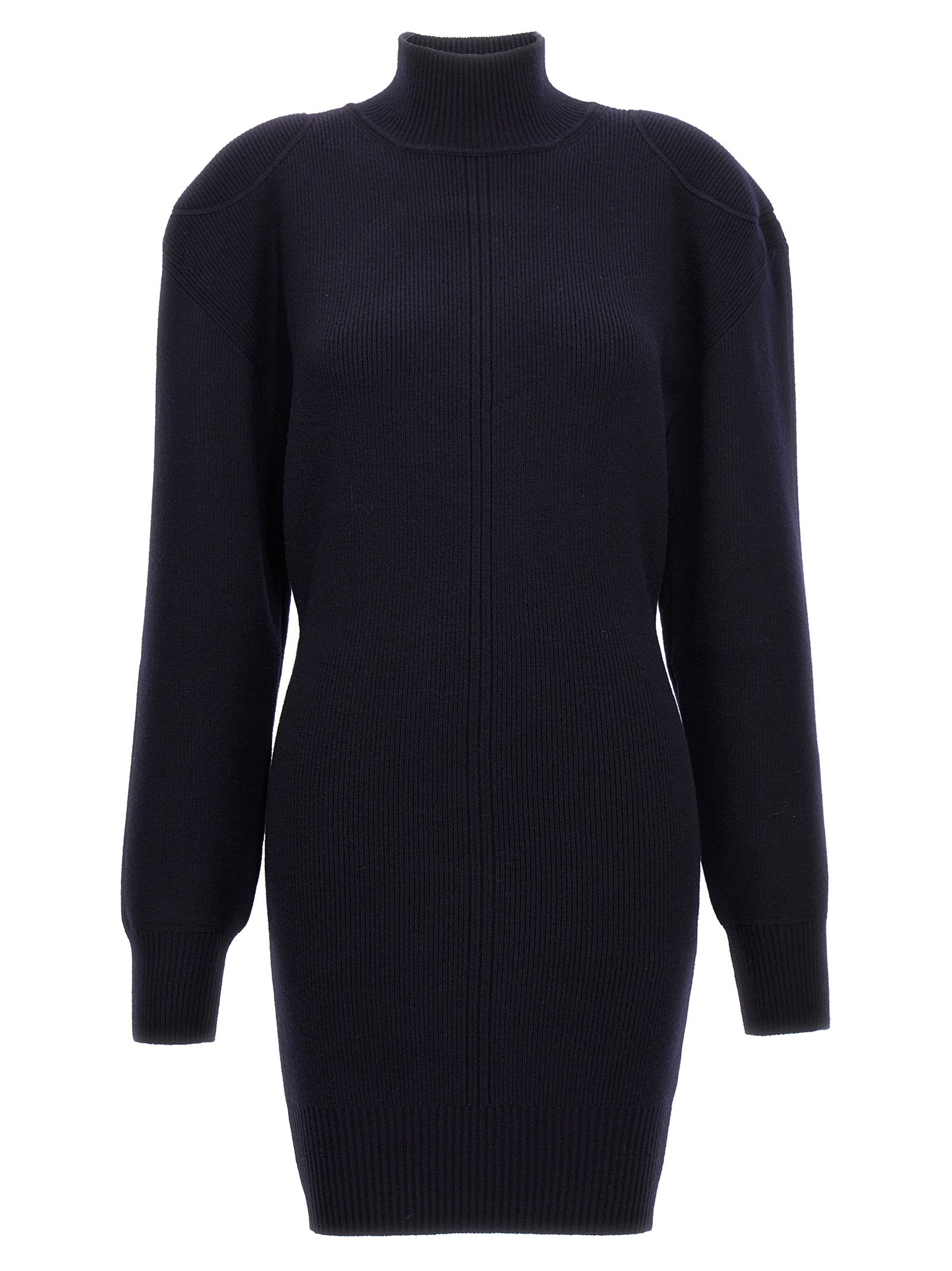 Ribbed Wool Sweater — Navy