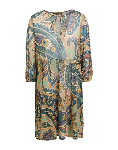 Siyu Woman Mini dress Gold Size 4 Polyester, Polyamide