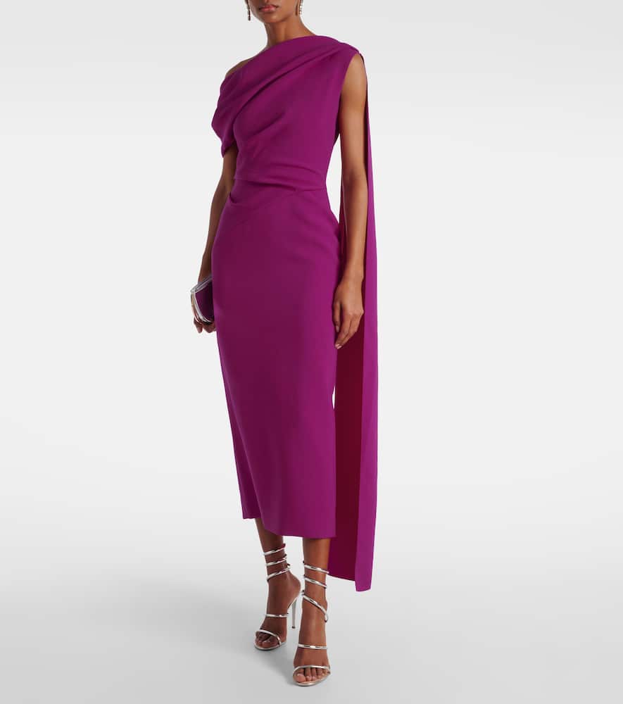 Roksanda Maite draped crêpe gown
