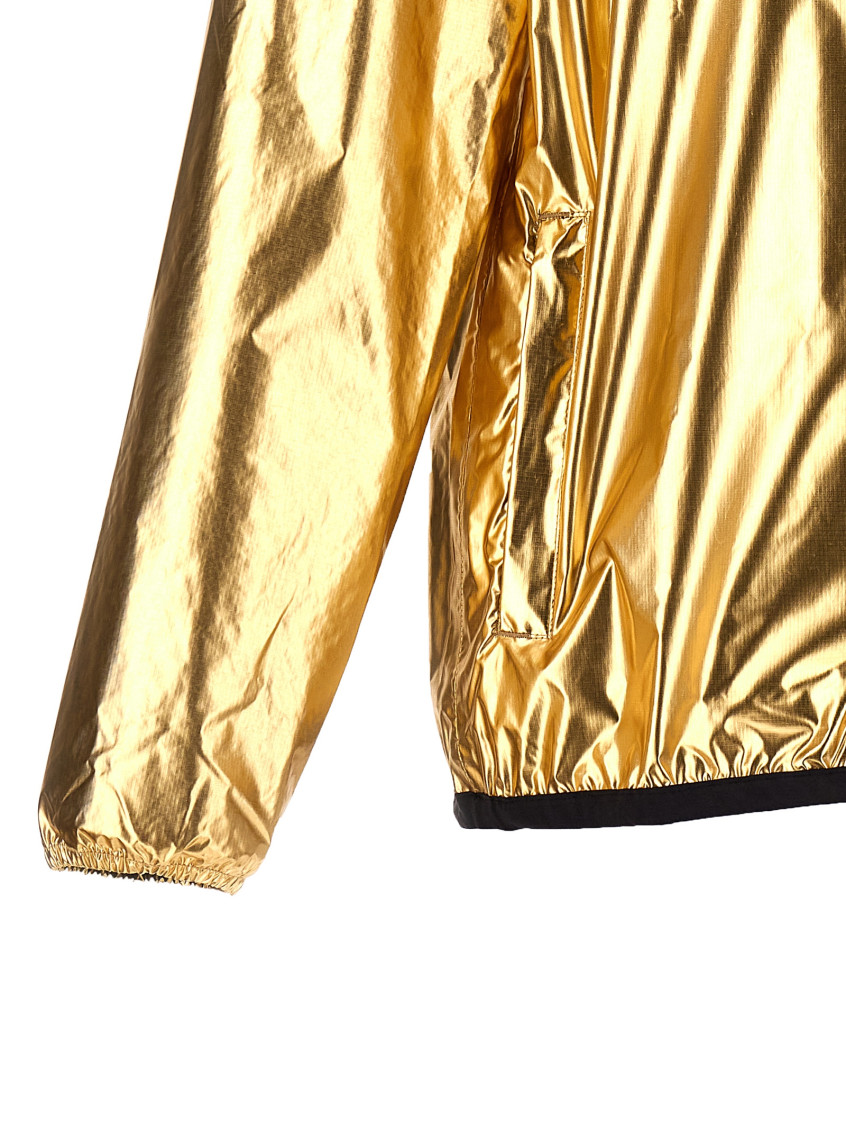 Gold Logo Print Jacket