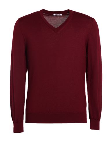 Man Sweater Brick Size 44 Merino Wool