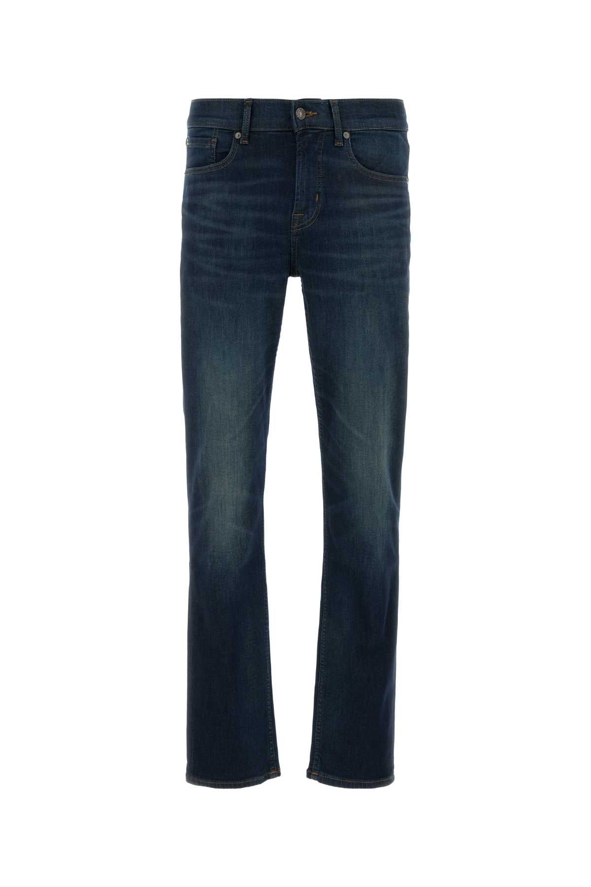 Stretch Denim Jeans — Blue