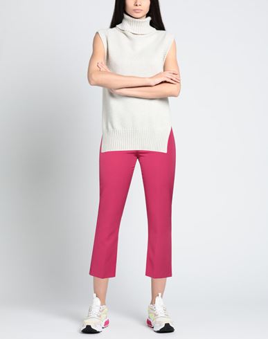 Woman Pants Fuchsia Size 10 Polyester, Elastane