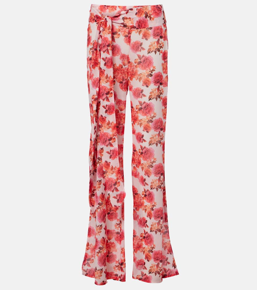 Bowie floral flared pants