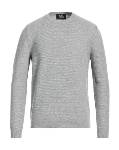 Man Sweater Grey Size 36 Cashmere