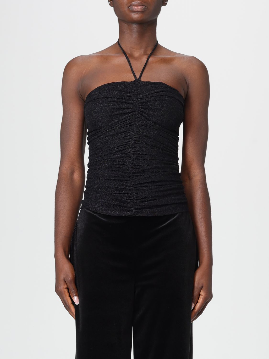 Top Woman color Black