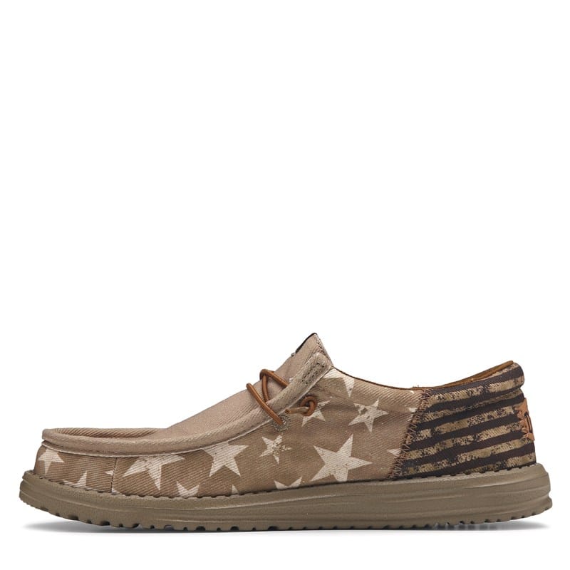 Men's Wally Funk Casual Shoes (Patriotic Brown)