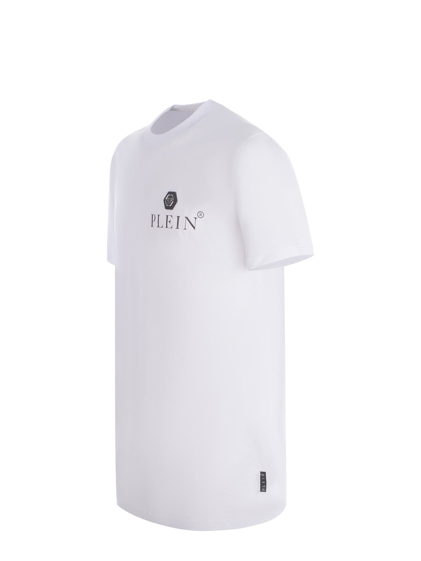 -Logo T Shirt Bianco-Uomo