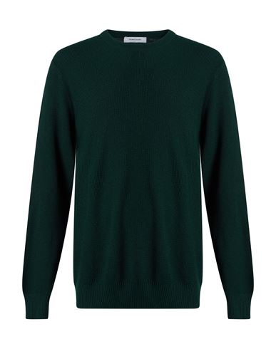 Man Sweater Dark green Size 46 Virgin Wool