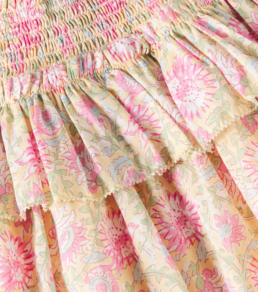 Louise Misha Roumia floral cotton voile skirt