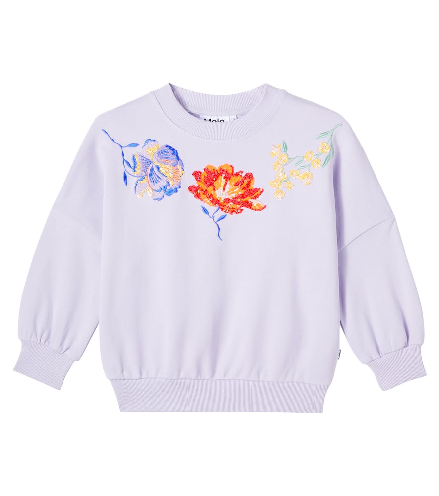 Marika floral cotton jersey sweatshirt