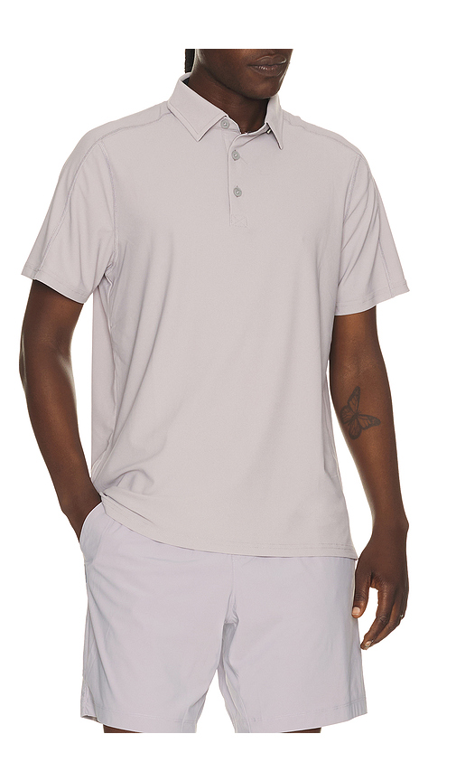Rhone regatta pique polo en color morado M también en L, S, XL/1X, XXL/2X