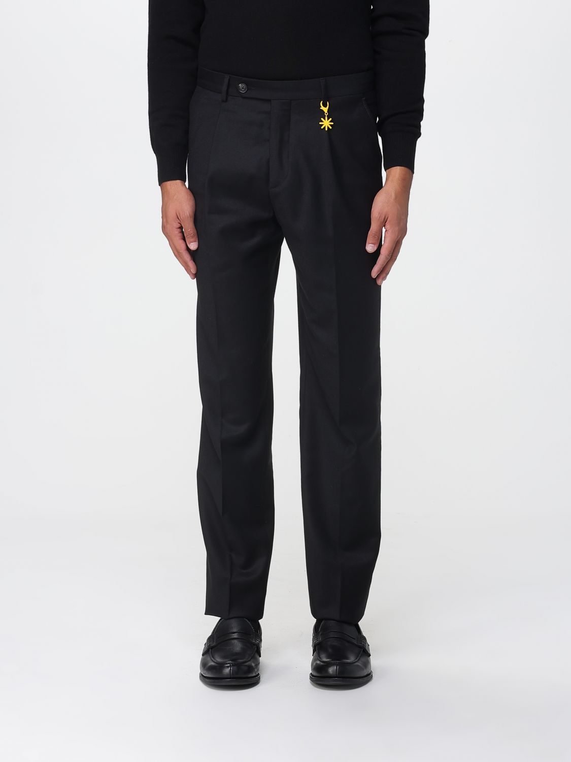 Pants Men color Black