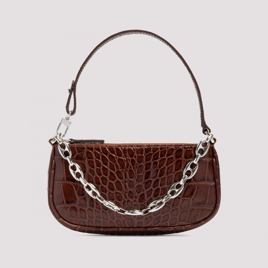 Mini Rachel Silver Flat Shoulder Bag