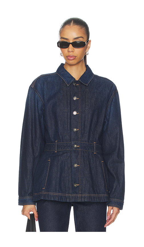Favorite Daughter The Jade Jacket in Blue. L. Also in M