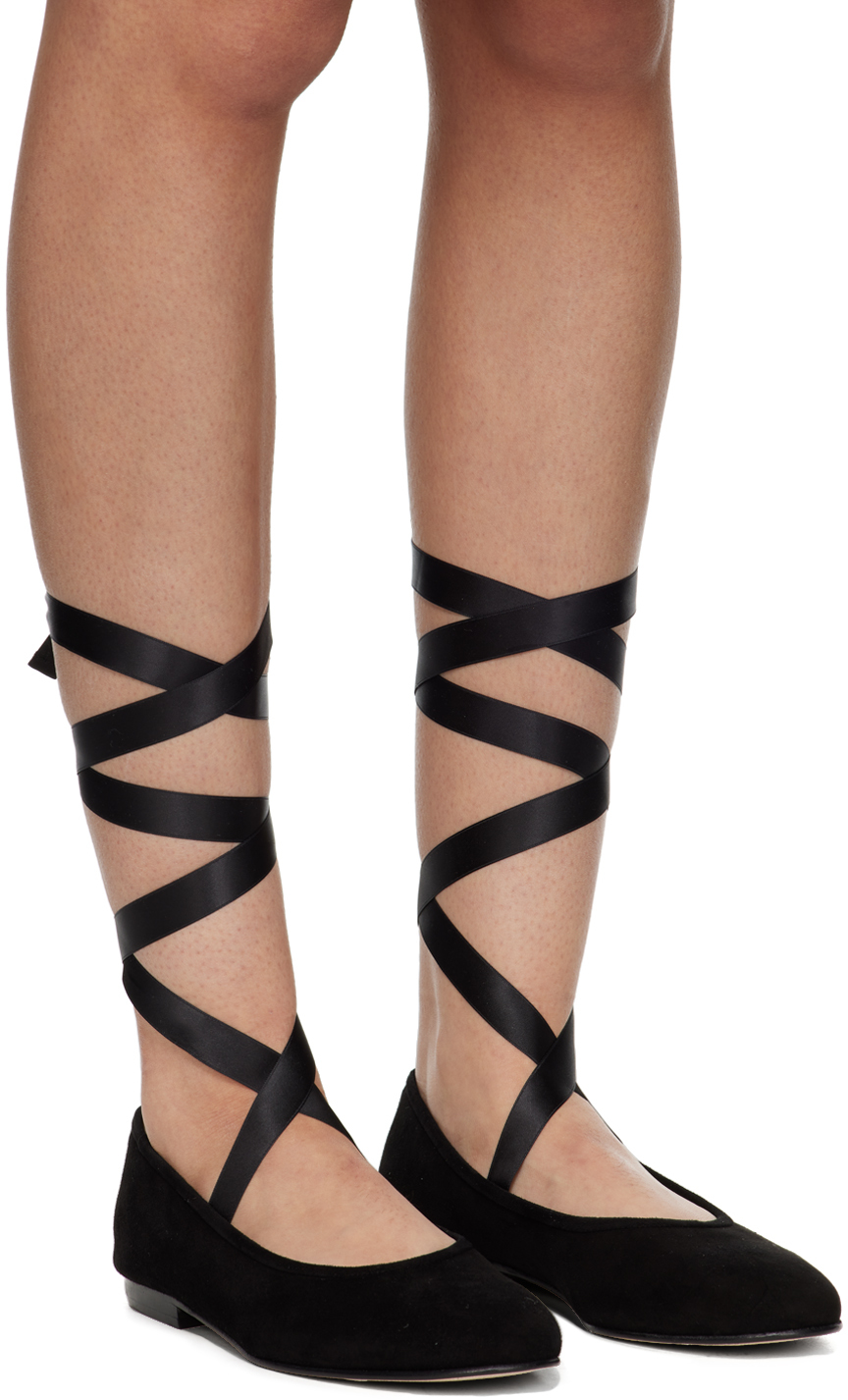 Bode Black Musette Ballerina Flats