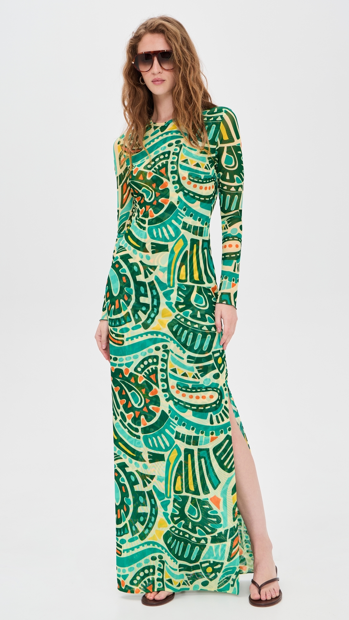 Scarlet Mesh Dress Jungle Rhythm