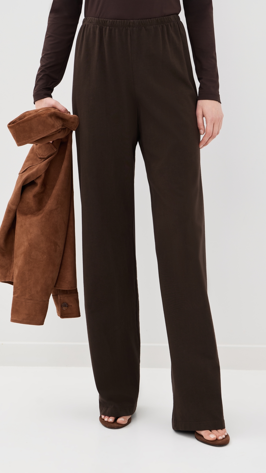 Wide Leg Easy Pants Americano