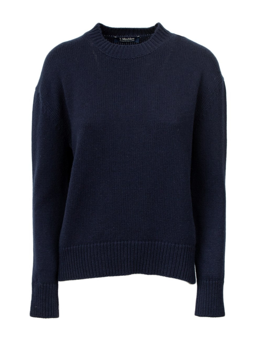 Dark Blue Irlanda wool sweater