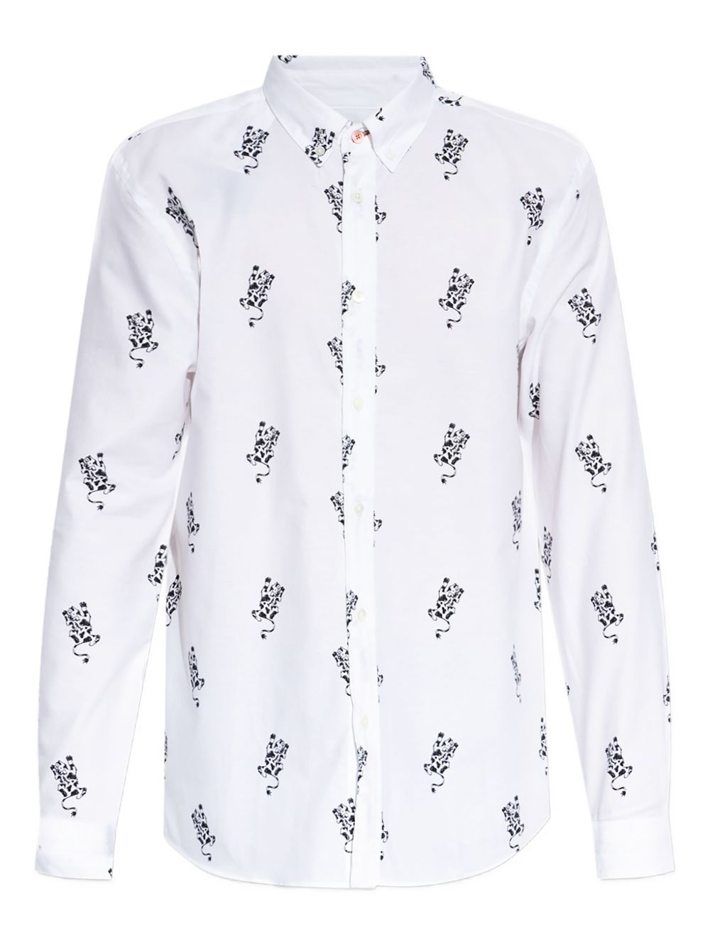 Graphic-print shirt - White