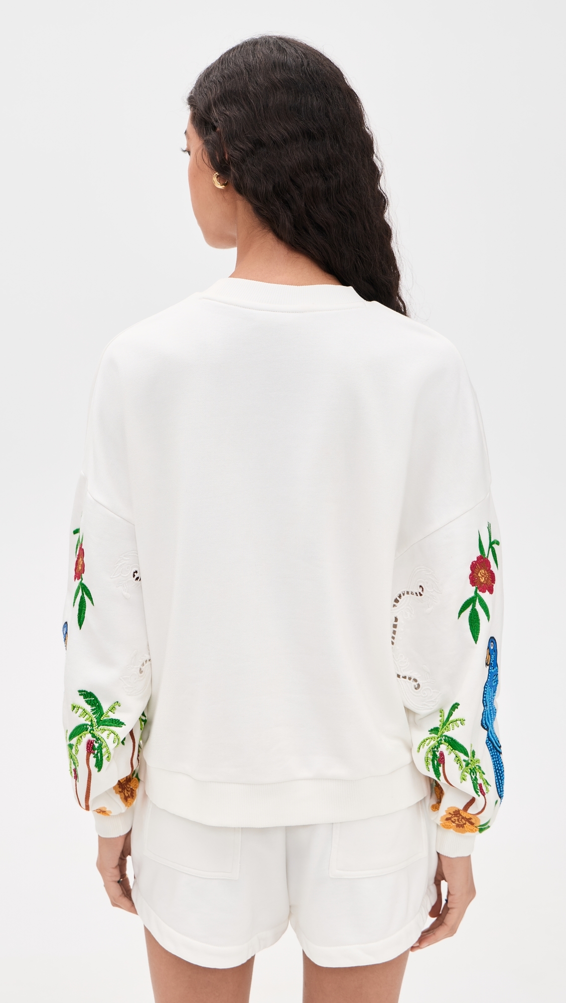 Coconut Trees Come To Rio Sweater Off-White 