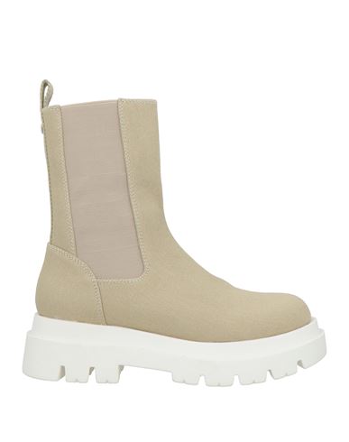 Woman Ankle boots Sage green Size 7 Textile fibers