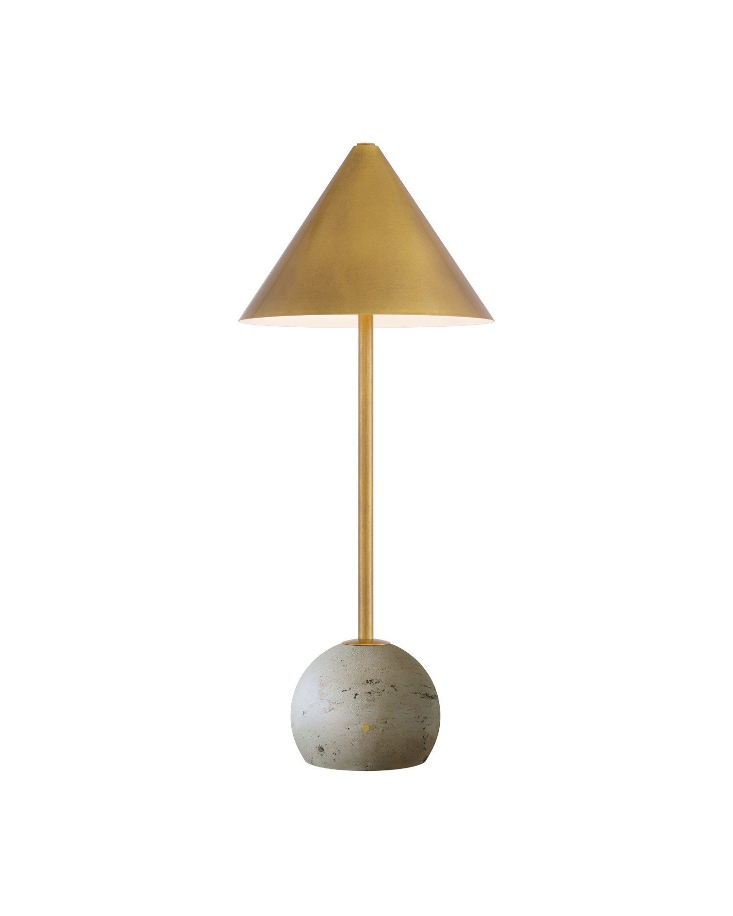 Natural Antique Brass Table Lamp from the Journey Collection