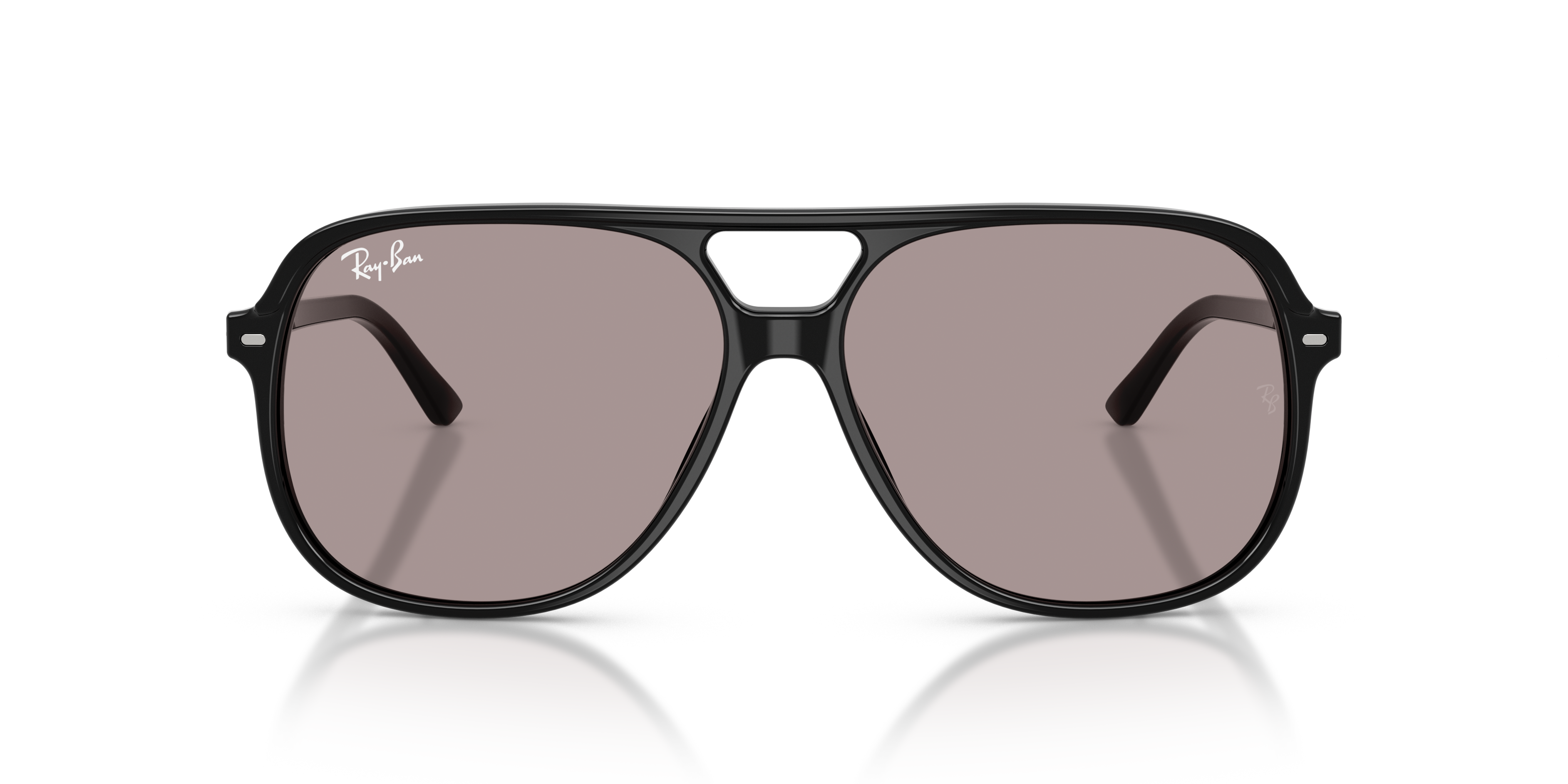 Ray - Ban Unisex Ray - Ban RB2198 BILL 901/53 Sonnenbrillen Acetat Schwarz Violett Quadratisch Norma