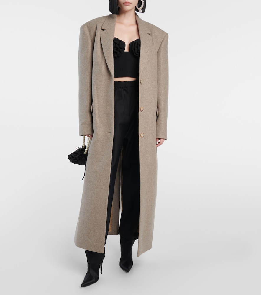 Wool-blend coat