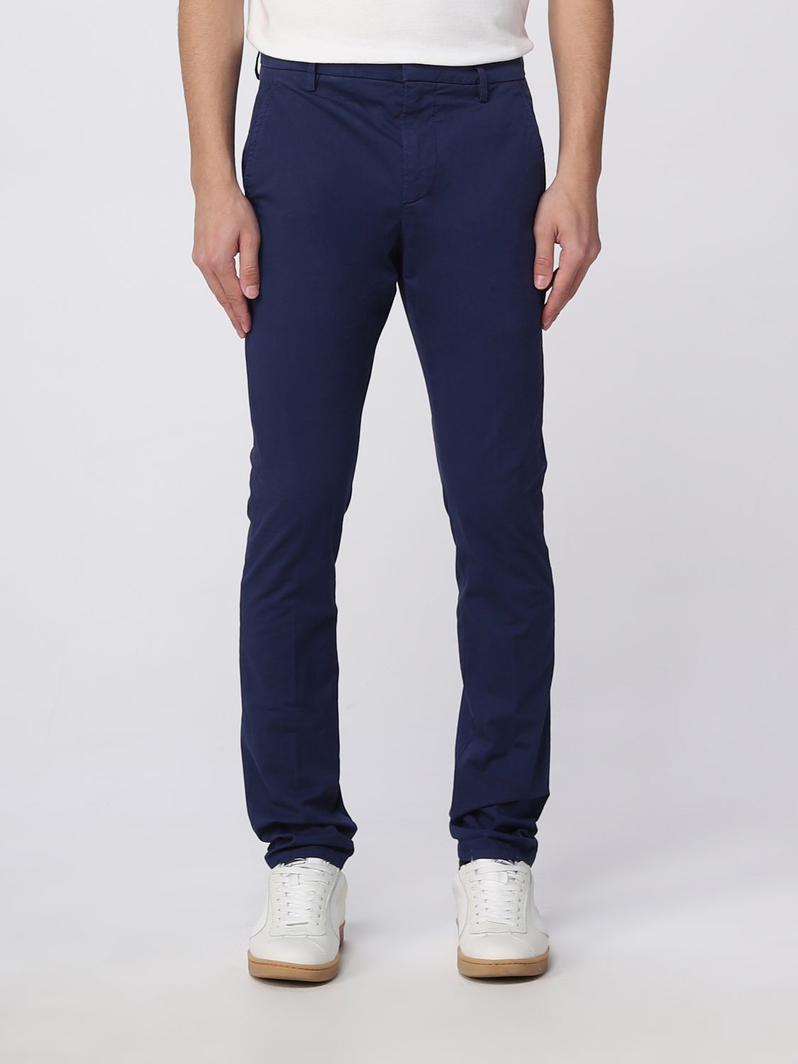 Pants Men color Blue