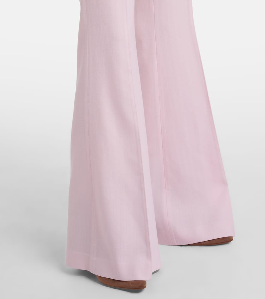 Rhein wool flared pants