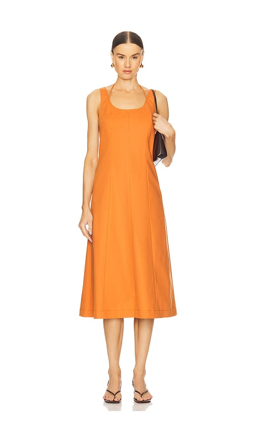 Vince Seamed Tank Dress in Orange.  6. Also in 0, 00, 2