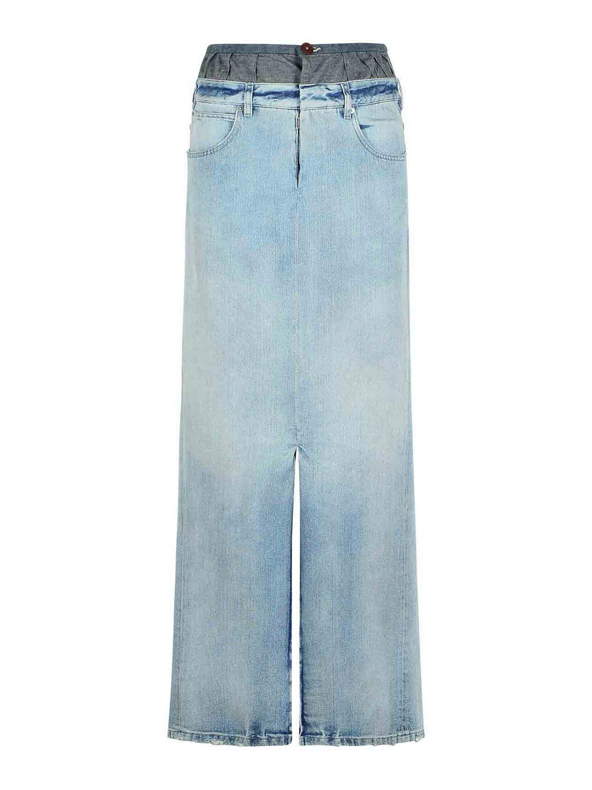 Blue Denim Skirt