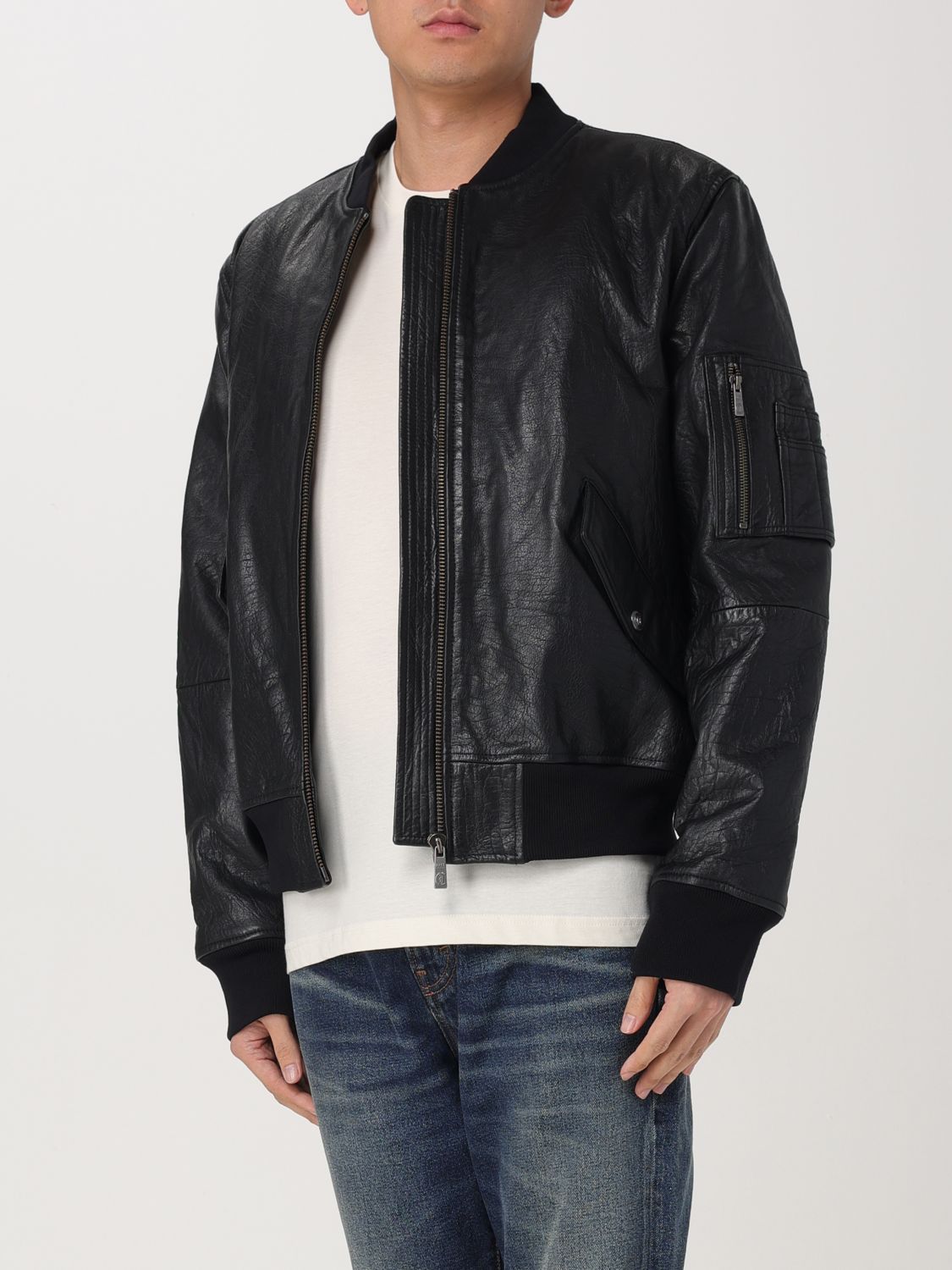 Jacket Men color Black