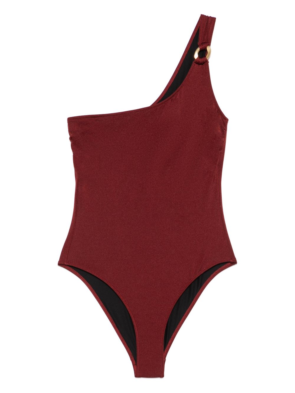 Anjuna asymmetric swimsuit - Brown