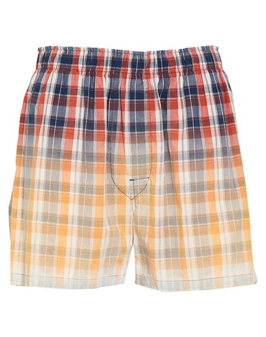 Man Shorts & Bermuda Shorts Rust Size S Cotton