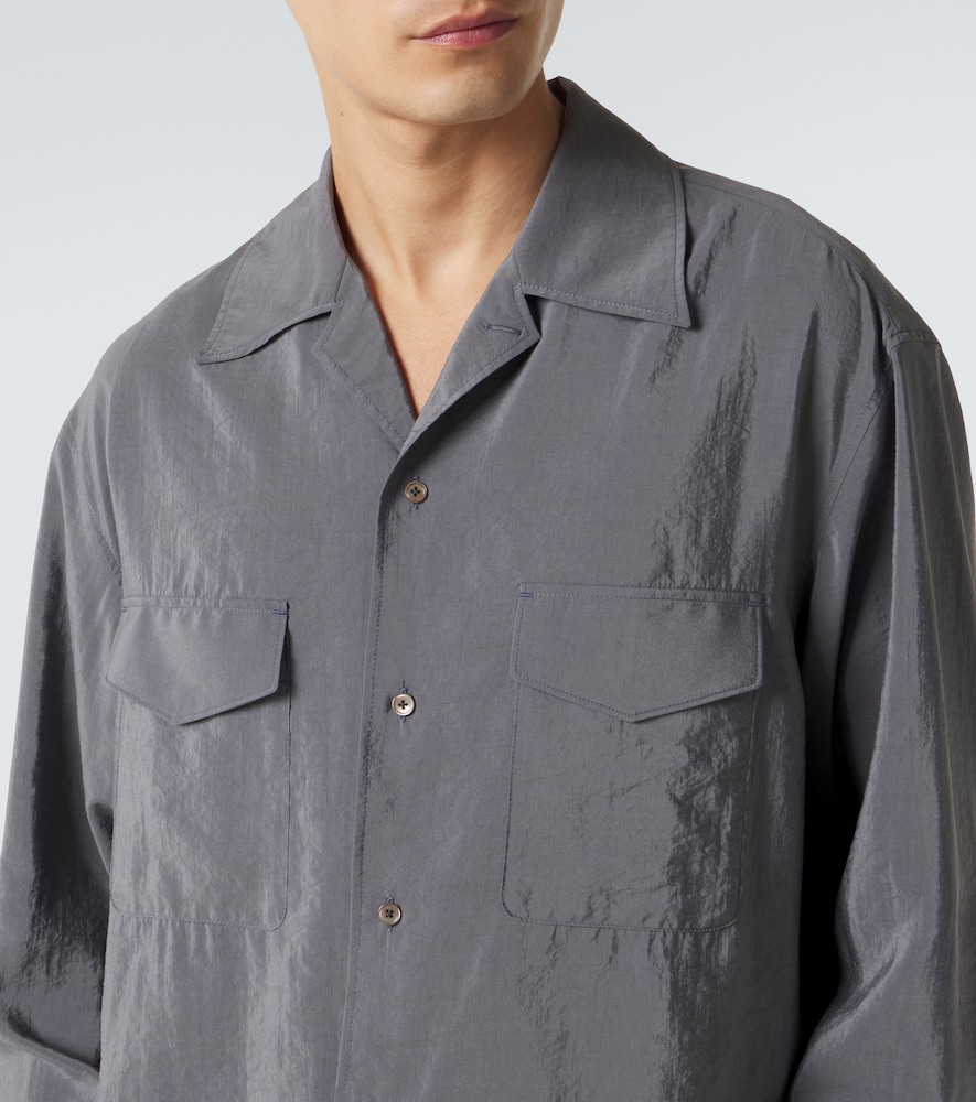 Silk-blend shirt
