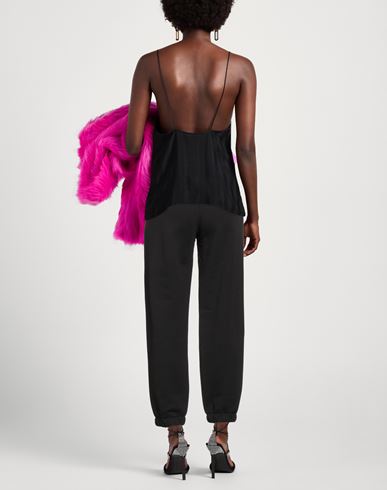 Woman Pants Black Size M Cotton