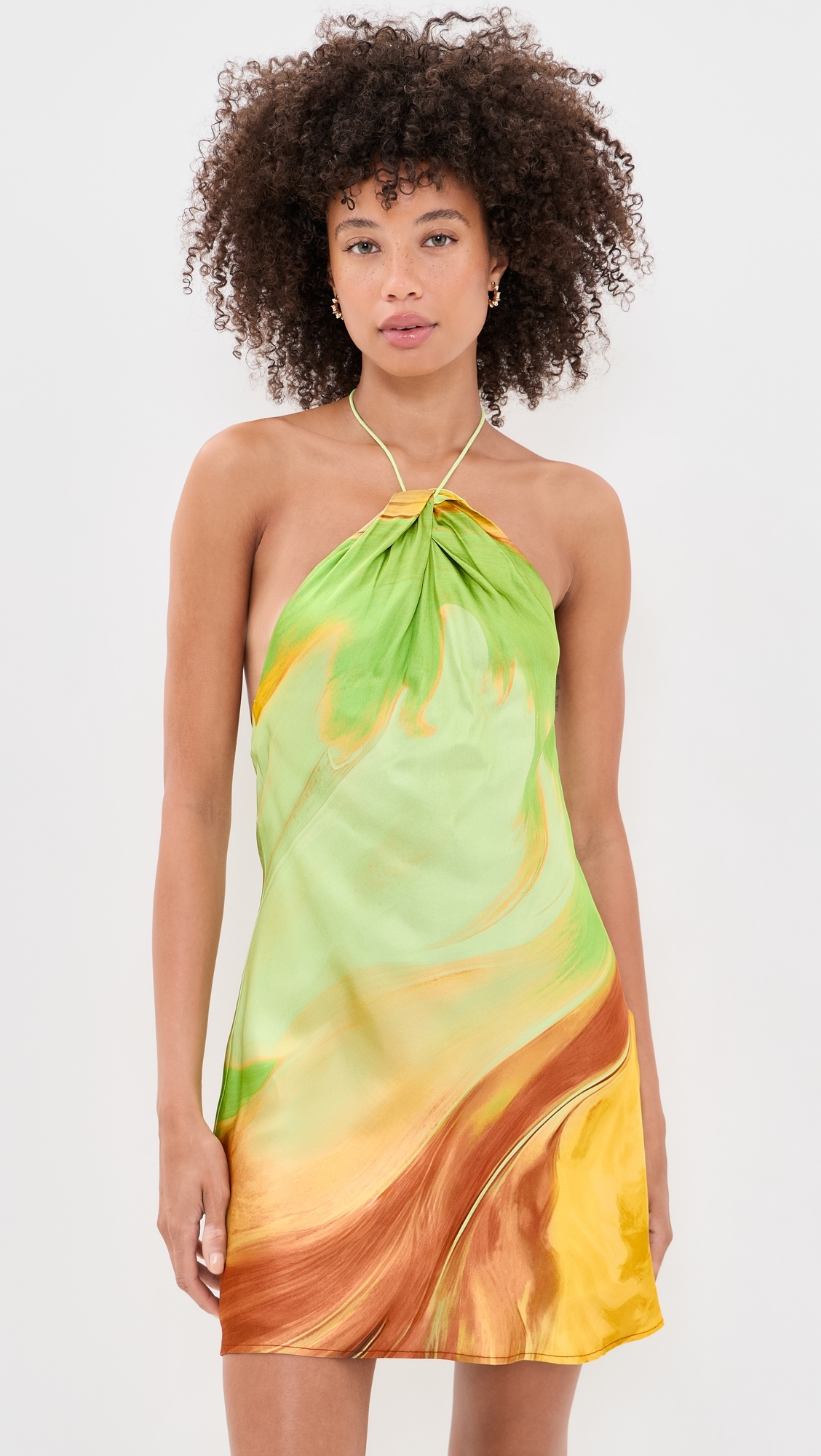 Hilary Dress Pera Brushstroke