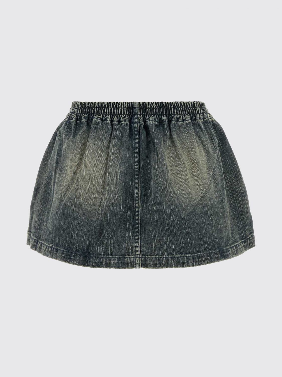 Skirt Woman color Gnawed Blue