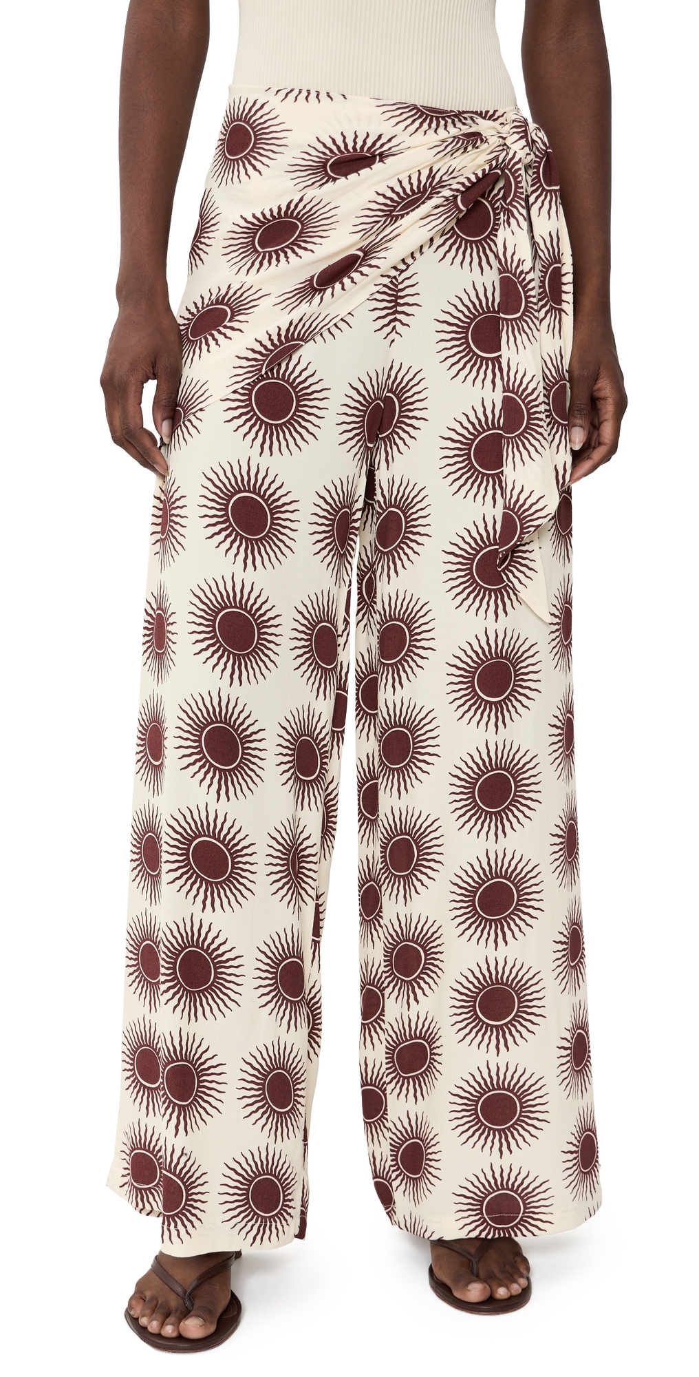 Scarf Pants Off-White Solaris